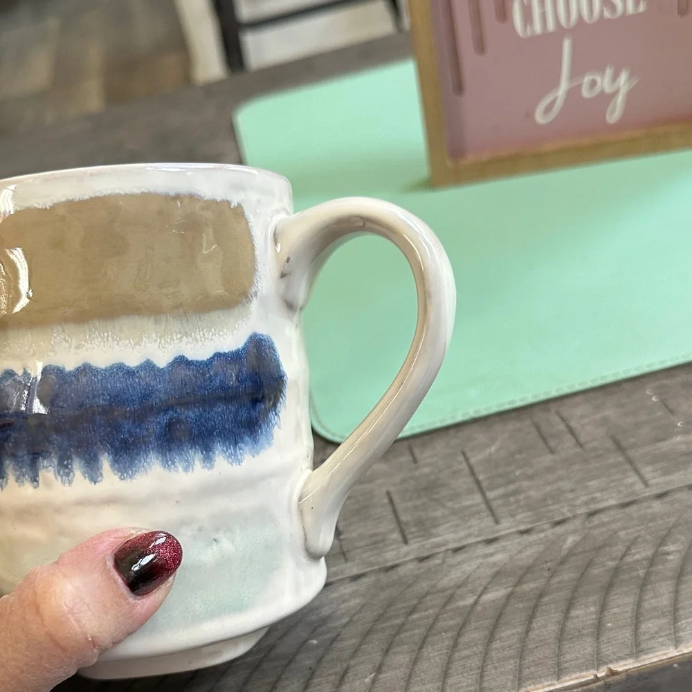 Pier 1 Imports Multicolor Ceramic Mug